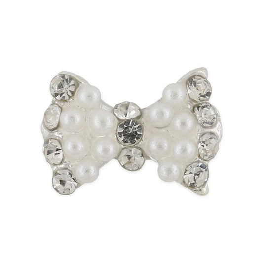 Pot of 10 Charms - Pearl Bow   Naio Nails
