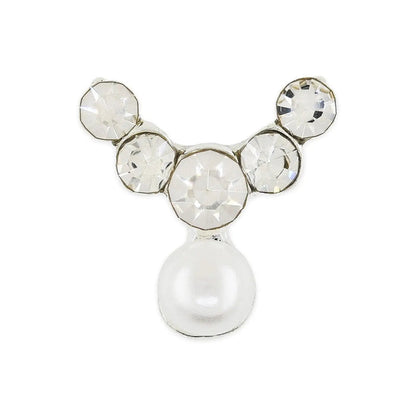 Pot of 10 Charms - Pearl Wishbone   Naio Nails
