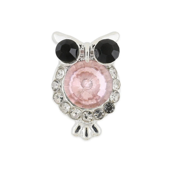 Pot of 10 Charms - Pink Owl   Naio Nails