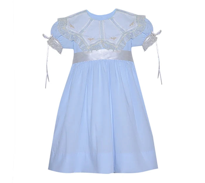 P&R Gracie Mae Girls Blue Dress
