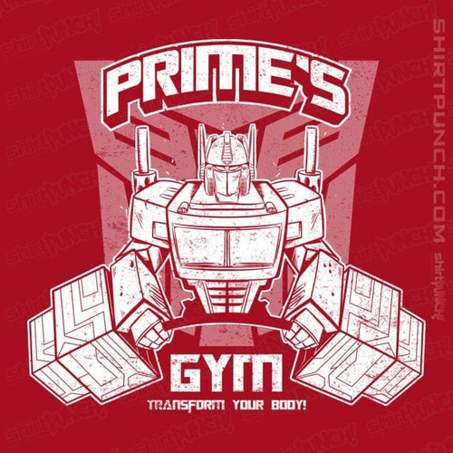 Shirts Magnets / 3"x3" / Red Prime's Gym