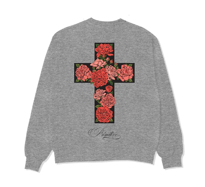 Primitive - Carmine Crewneck Sweater (Heather Grey) *SALE