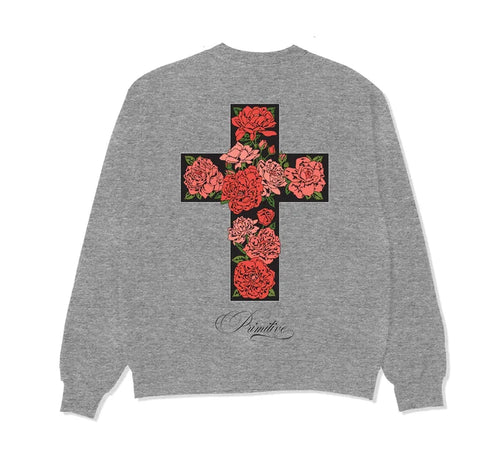 Primitive - Carmine Crewneck Sweater (Heather Grey) *SALE