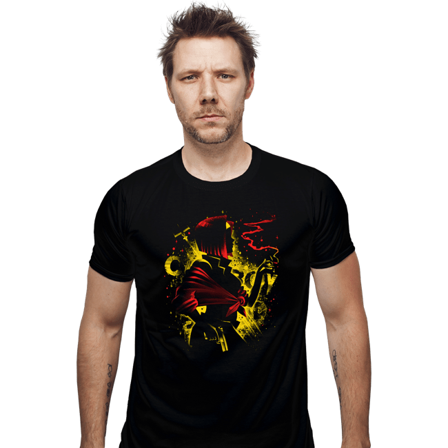 Daily_Deal_Shirts Fitted Shirts, Mens / Small / Black Queen Of Hearts