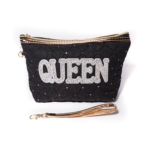 Queen Quilted Cosmetic Bag - ikatehouse