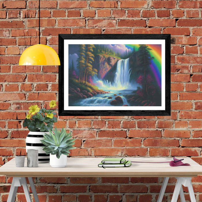Rainbow On The Waterfall