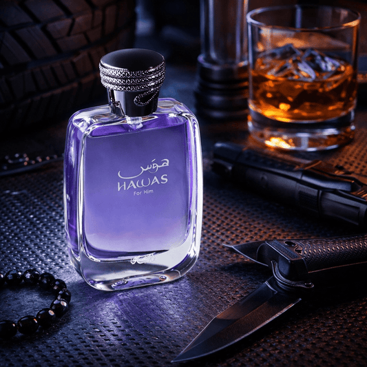 Rasasi Hawas Men 100ml رصاصي حواس من - Princess Cosmetics Qatar