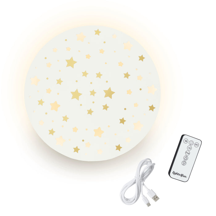 Rechargeable Night Sky Moon Children’s Wall Light