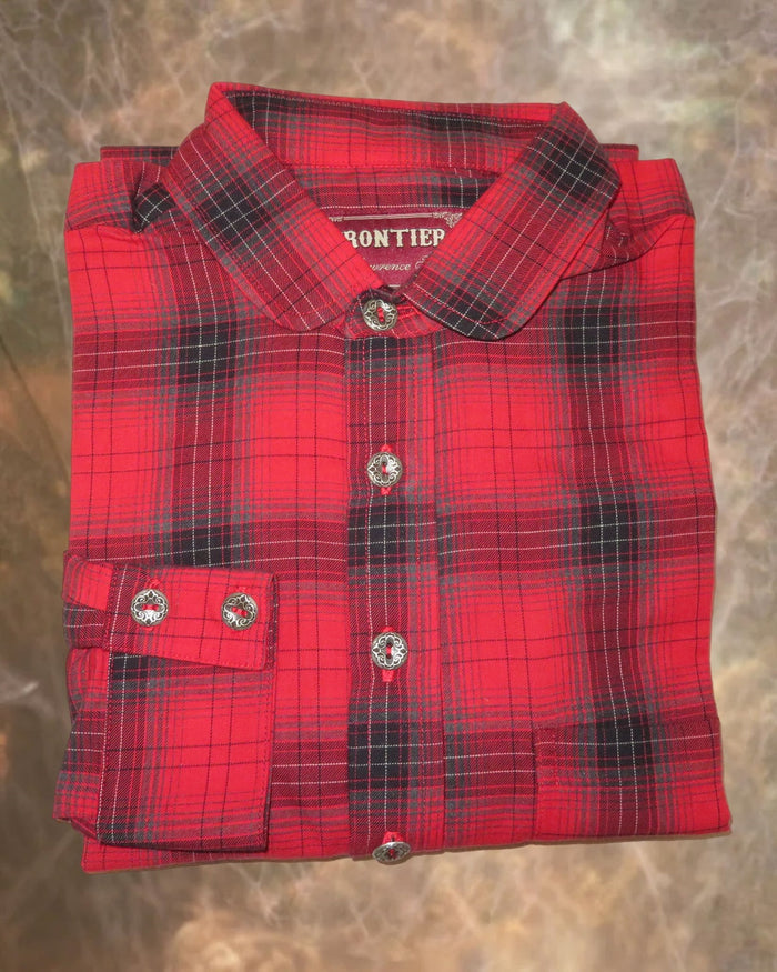 Red and Black Woodsman Men's Dakota Shirt