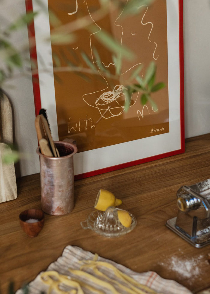 Red Wood Frame