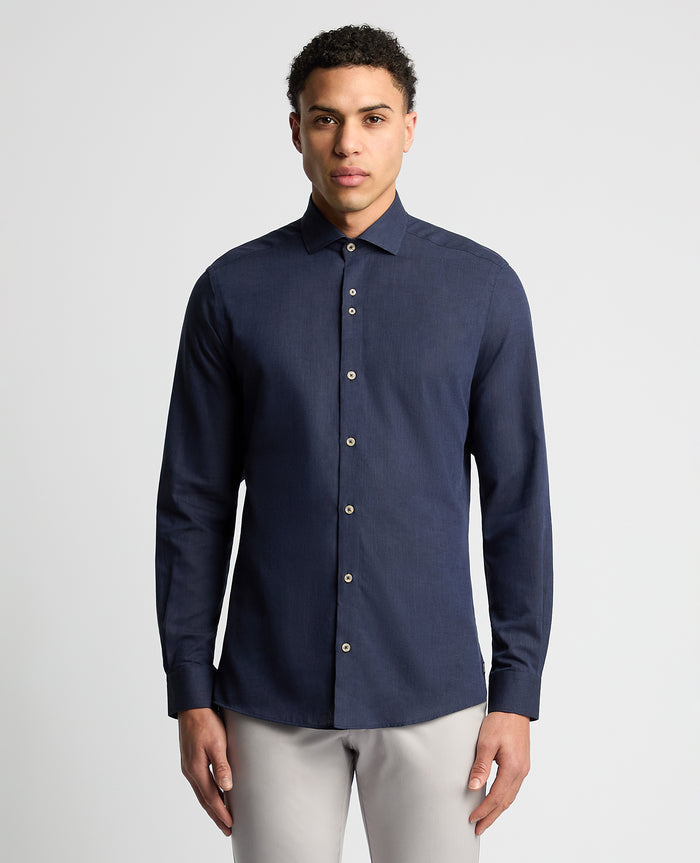 Remus Tapered Linen Formal Shirt