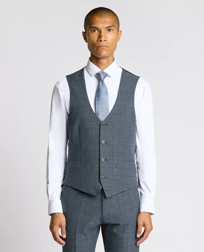 Remus Uomo Check Wasitcoat