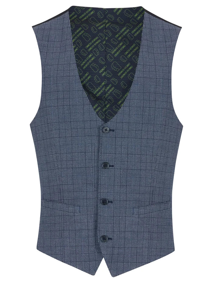 Remus Uomo Check Wasitcoat