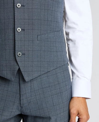 Remus Uomo Check Wasitcoat