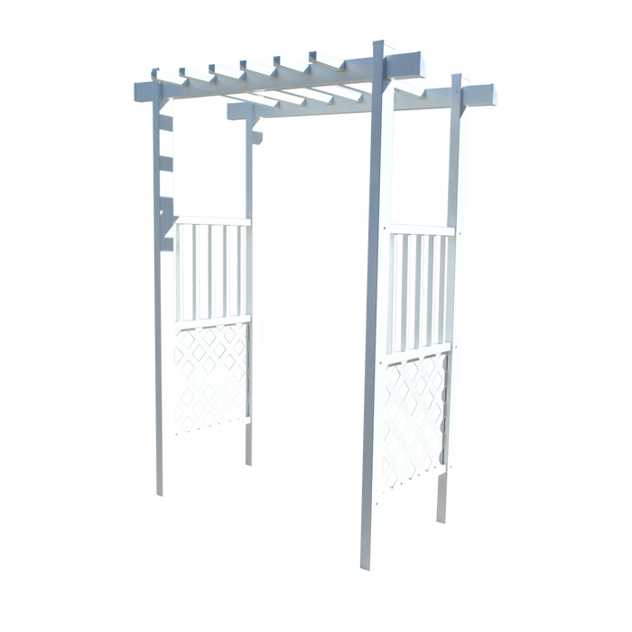 Durasheds Arbors Repacked Capistrano Grand Arbor 65" W x 42" D