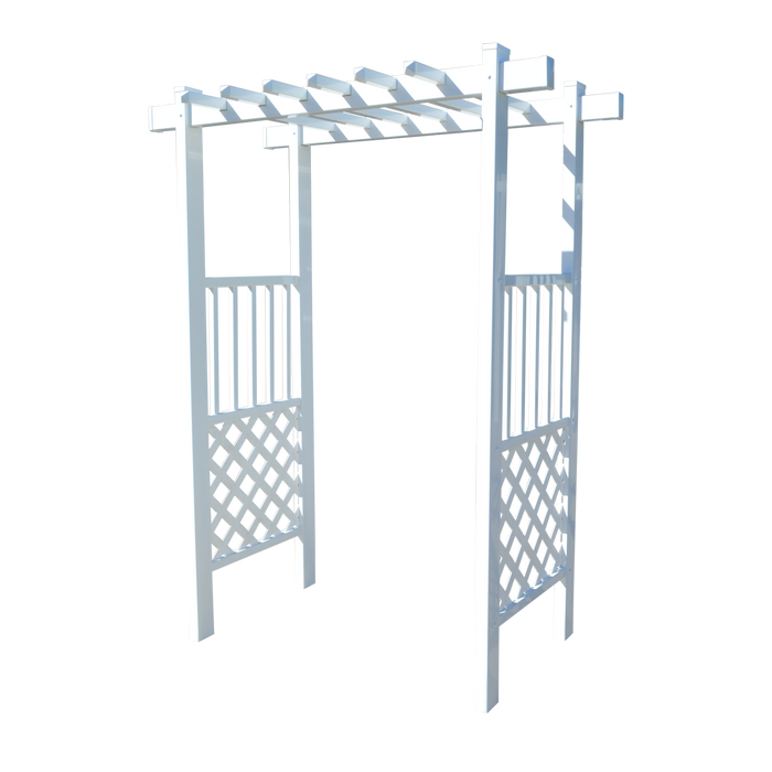 Durasheds Arbors Repacked Capistrano Grand Arbor 65" W x 42" D