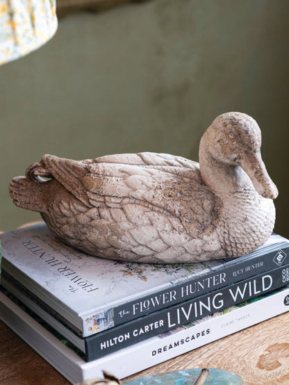 Resin Duck, Heavily Distressed Finish (Each Will Vary)