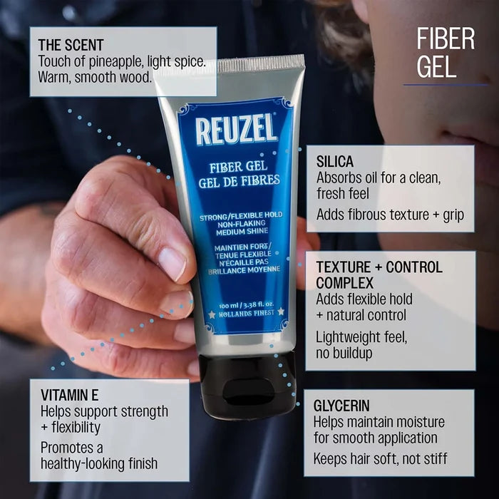 Reuzel Fiber Hair Gel benefits
