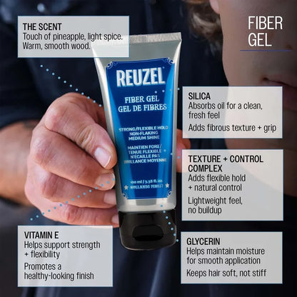 Reuzel Fiber Hair Gel benefits