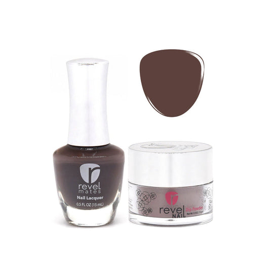 Revel Mates Duo | Dip + Polish | D336 Coco