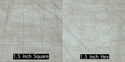 Reversible Battlemat 1.5" sq/hex
