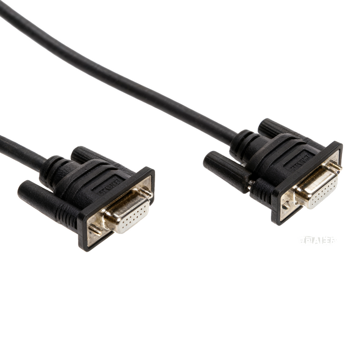 RS-232C Cable, SKU Mitutoyo-12AAA807, three quarter front view