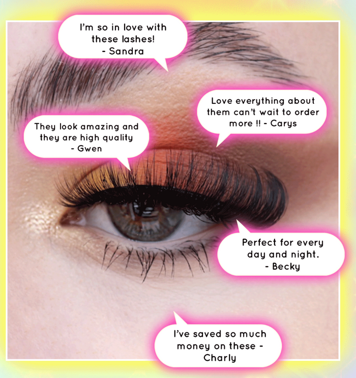 Russian Volume 4 Real Strip Unicorn Lashes - Unicorn Cosmetics