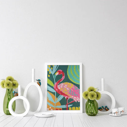 Safari Flamingo Diamond Painting Kit