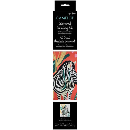 Safari Zebra Diamond Painting Kit