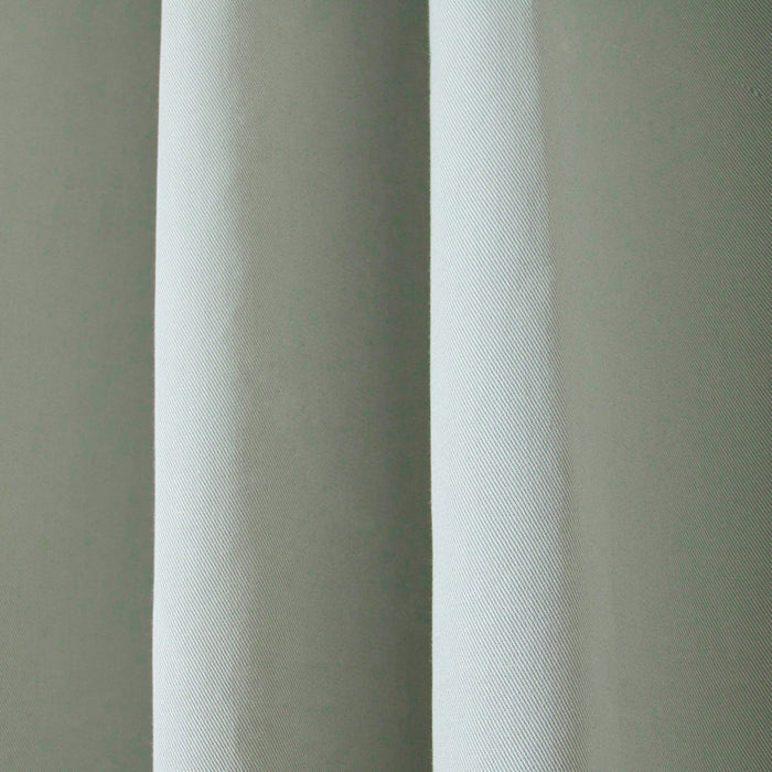 Sage made-to-order cotton curtain fabric with soft texture, crafted in the USA for fast, quality customization