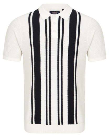 Saluzzo Bari Knitted S/S Polo