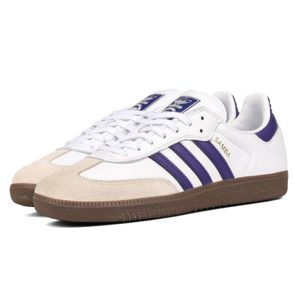 Adidas - Samba ADV (Cloud White/Collegiate Purple/Gold Metallic) *SALE