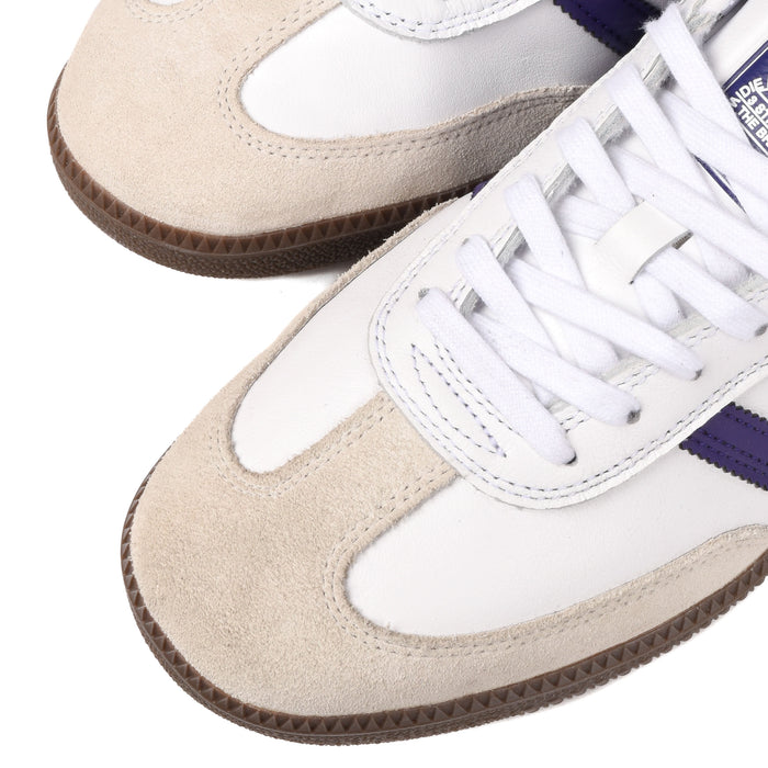 Adidas - Samba ADV (Cloud White/Collegiate Purple/Gold Metallic) *SALE