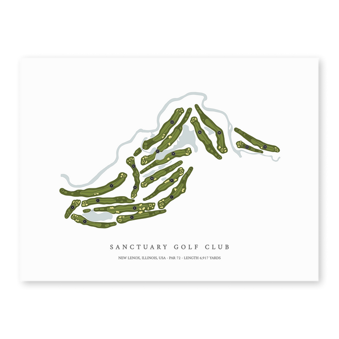 Sanctuary Golf Club | Golf Course Print | Unframed