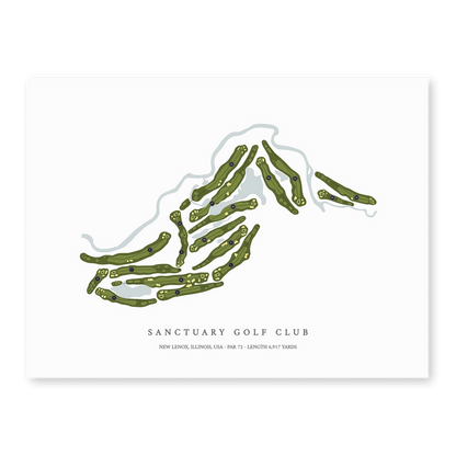 Sanctuary Golf Club | Golf Course Print | Unframed