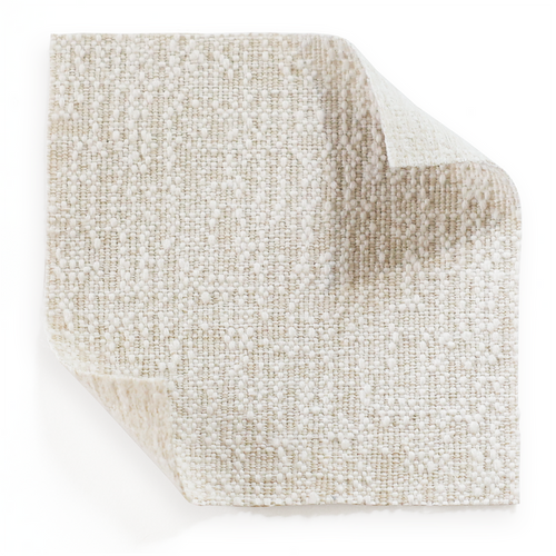 Sand Performance Woven Regina Bed fabric swatch, made to order in the USA with short lead times