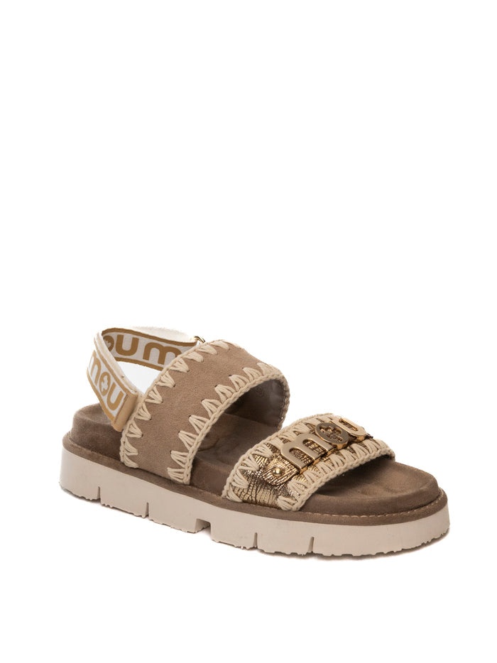 MOU Sandalo camoscio grigio 461001C SUE/LEATH-MLIG
