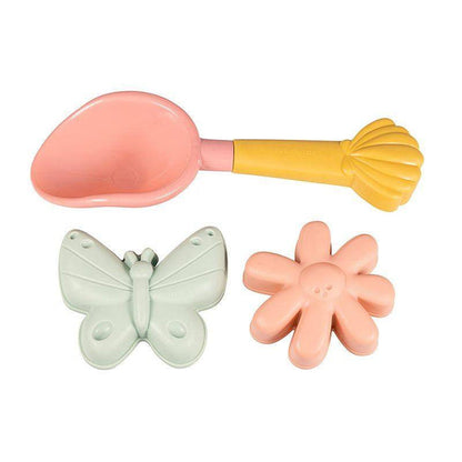 3-teiliges Sandspielzeug-Set Flowers & Butterflies mit Blume und Schmetterling