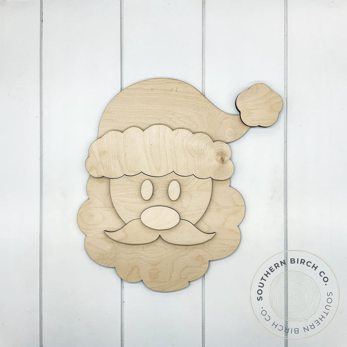Santa Head 3D Blank