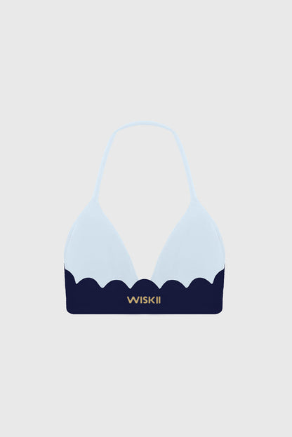 Scallop Contour Halter Bra