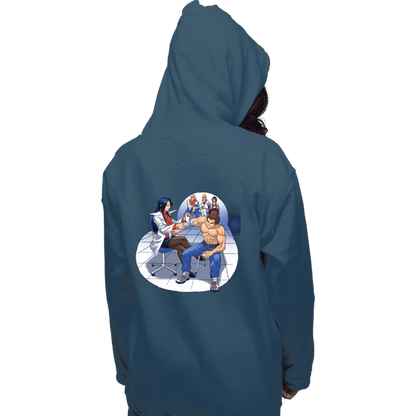 Pullover Hoodies, Unisex / Small / Indigo Blue
