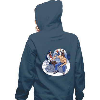 Zippered Hoodies, Unisex / Small / Indigo Blue