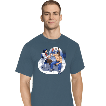 Shirts T-Shirts, Tall / Large / Indigo Blue School Brawl