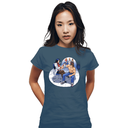 Fitted Shirts, Woman / Small / Indigo Blue
