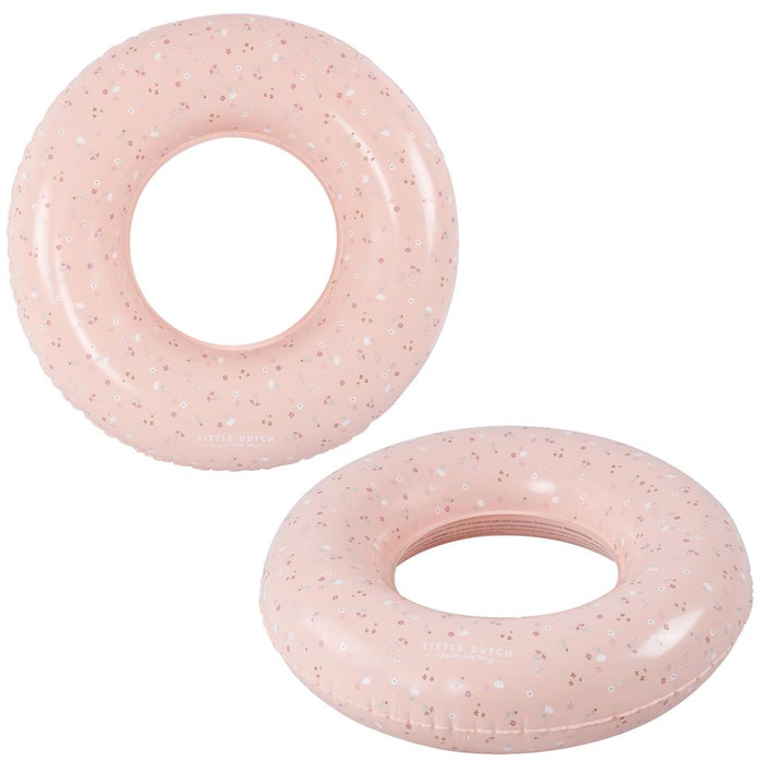 Schwimmring für Kinder 50 cm in Pink – Blumen & Schmetterlinge