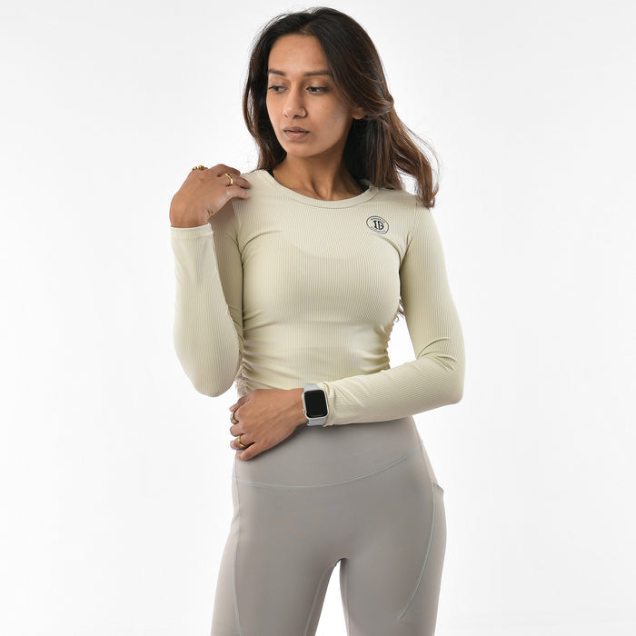 Sculpt Ribbed Crop - IRONGEAR Fitness