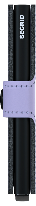 Secrid Matte Miniwallet in Lilac & Black