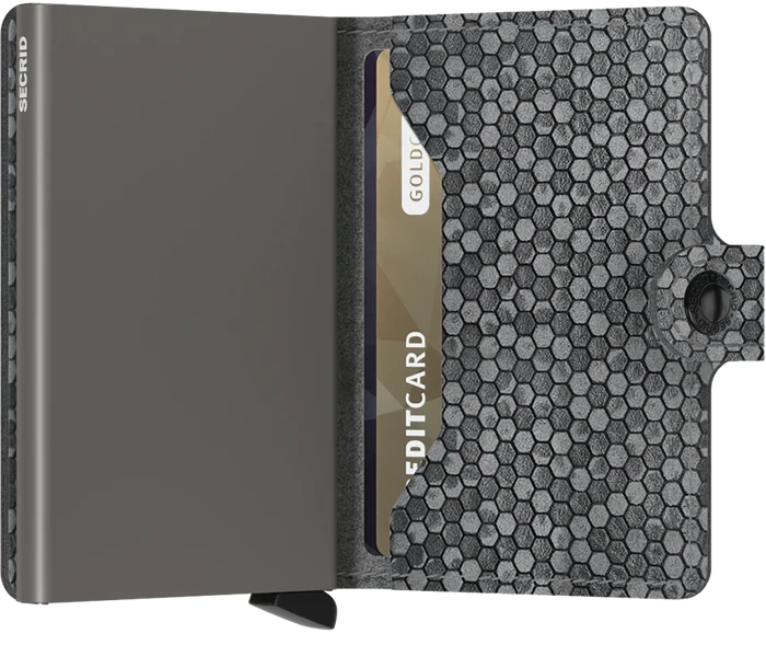 Secrid Miniwallet Grey Hexagon
