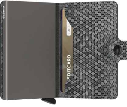 Secrid Miniwallet Grey Hexagon