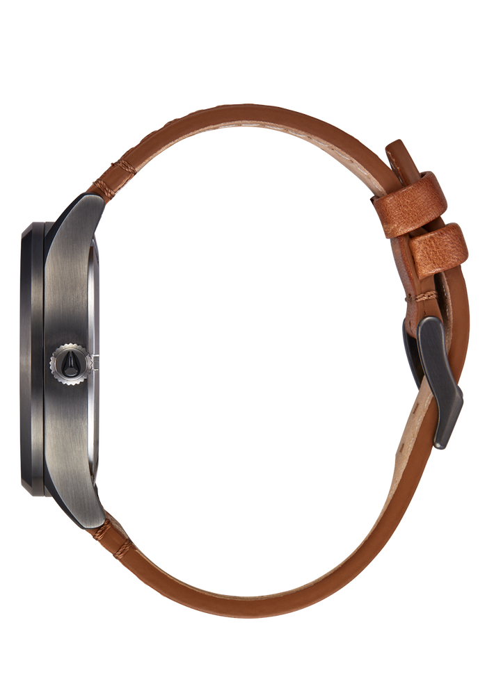 Sentry Solar Leather - Gunmetal